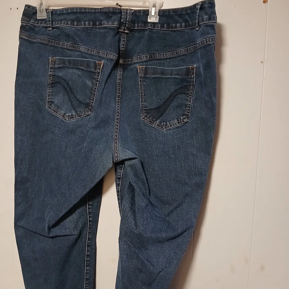Lane Bryant skinny jeans..Genius fit. Size 24 average.